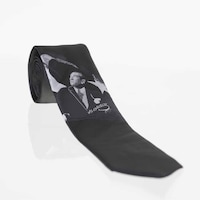 Gaffy Atatürk ve Imza Desenli Dokuma Siyah Kravat - Ak-23 Çok Renkli Gaffy Atatürk ve Imza Desenli Dokuma Siyah Kravat - Ak-23 Çok Renkli