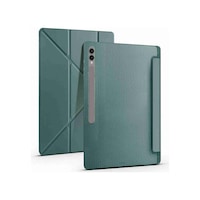 Galaxy Uyumlu Tab S10 Ultra Uyumlu 14.6 İnç Kalem Bölmeli Standlı Tri Folding Tablet Kılıfı Kapaklı Kılıf Galaxy Uyumlu Tab S10 Ultra Uyumlu 14.6 İnç Kalem Bölmeli Standlı Tri Folding Tablet Kılıfı Kapaklı Kılıf
