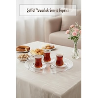 Şeffaf Yuvarlak Servis Tepsisi 33 Cm Çok Renkli Şeffaf Yuvarlak Servis Tepsisi 33 Cm Çok Renkli