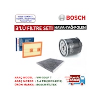 Vw Golf 7 1.4 Tsı Bosch Filtre Bakım Seti (2013-2019) Vw Golf 7 1.4 Tsı Bosch Filtre Bakım Seti (2013-2019)