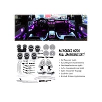 Mercedes W205 Özel Trim Uyumlu Ambıyans Seti 9" Mercedes W205 Özel Trim Uyumlu Ambıyans Seti 9"