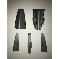 Laminat Parke Süpürgelik Köşe Bağlantı Aparatı 8 Cm Antrasit Gri Laminat Parke Süpürgelik Köşe Bağlantı Aparatı 8 Cm Antrasit Gri