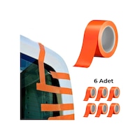 6 Lı Paket 45 Mm Turuncu 30 Metre Pvc Aksesuar Bandı Cam Ve Sabitleme Bandı 45 MM x 25 M 6 Lı Paket 45 Mm Turuncu 30 Metre Pvc Aksesuar Bandı Cam Ve Sabitleme Bandı 45 MM x 25 M