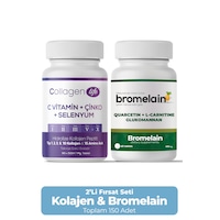 Collagen Life 5 Tip Kolajen & Bromelain Tablet Seti Collagen Life 5 Tip Kolajen & Bromelain Tablet Seti
