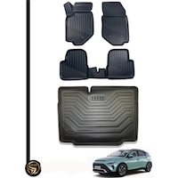 Hyundai Bayon 3d Havuzlu Paspas +bagaj Havuzu Kauçuk Set Nova Hyundai Bayon 3d Havuzlu Paspas +bagaj Havuzu Kauçuk Set Nova