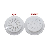 2 Adet Ayarlı Cam Menfezi Doğalgaz Menfez Kapağı