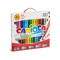 Carioca Jumbo Süper Yıkanabilir Keçeli Boya Kalemi 40'lı Carioca Jumbo Süper Yıkanabilir Keçeli Boya Kalemi 40'lı