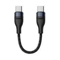 Polham 60w Süper Hızlı Pd Type C To Type C Şarj Kablosu 25 CM Polham 60w Süper Hızlı Pd Type C To Type C Şarj Kablosu 25 CM