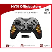 Nyxı Flexi Modüler Kablosuz Oyun Kolu Hall Effect Drift Yapmaz 1000hz Pc Switch İos Android Uyumlu Siyah Gamepad Nyxı Flexi Modüler Kablosuz Oyun Kolu Hall Effect Drift Yapmaz 1000hz Pc Switch İos Android Uyumlu Siyah Gamepad