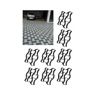 Bahçe Taş Kalıbı Parke Taşı Kalıp Zemin Kaplama Kalıbı 49x49 Cm 8 Bahçe Taş Kalıbı Parke Taşı Kalıp Zemin Kaplama Kalıbı 49x49 Cm 8
