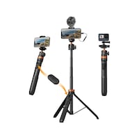 K&f Concept 158cm Bluetooth Selfie Çubuğu & Tripod - Cep Telefonları Ve Aksiyon Kameralar İle Uyumlu K&f Concept 158cm Bluetooth Selfie Çubuğu & Tripod - Cep Telefonları Ve Aksiyon Kameralar İle Uyumlu