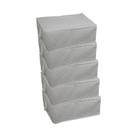 Adarya Home Büyük Boy Yorgan Hurcu 5 Adet 100 x 50 x 50 Beyaz Adarya Home Büyük Boy Yorgan Hurcu 5 Adet 100 x 50 x 50 Beyaz