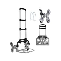 Pro Seri 6 Tekerli 80kg Kapasiteli Merdiven Çıkabilen Katlanır Taşıma Arabası Koli Yük Paket Aracı Pro Seri 6 Tekerli 80kg Kapasiteli Merdiven Çıkabilen Katlanır Taşıma Arabası Koli Yük Paket Aracı