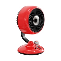 Juo Q3 120 Salınımlı 3 Kademeli Led Işıklı Şarjlı Masaüstü Fan Vantilatör Retro Kırmızı Juo Q3 120 Salınımlı 3 Kademeli Led Işıklı Şarjlı Masaüstü Fan Vantilatör Retro Kırmızı