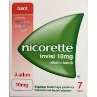 Nicorette 3. Adım Nikotin Bandı 10 mg Nicorette 3. Adım Nikotin Bandı 10 mg