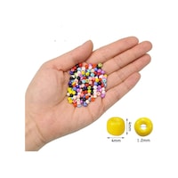 Fuşya Renk 4 Mm Yaklaşık 660 Adet / 60 Gram Cam Boncuk Oya Yazma Bileklik Ve Kolye Fuşya Renk 4 Mm Yaklaşık 660 Adet / 60 Gram Cam Boncuk Oya Yazma Bileklik Ve Kolye