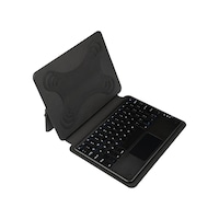 Fuchsia Galaxy Tab S9 Fe İle Uyumlu Savvy Keyboard Bluetooh Bağlantılı Standlı Klavyeli Tablet Kılıfı Klavyeli Kılıf