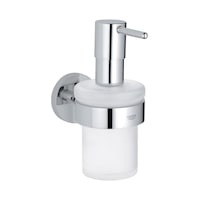 Grohe Sıvı Sabunluk Tutacağı Ve Camı İkili Set Essentials Grohe Sıvı Sabunluk Tutacağı Ve Camı İkili Set Essentials