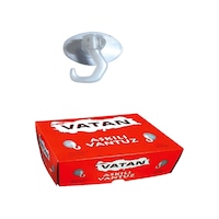 Vatan Vantuz Kancalı 100 Lü Büyük 4 CM Vatan Vantuz Kancalı 100 Lü Büyük 4 CM