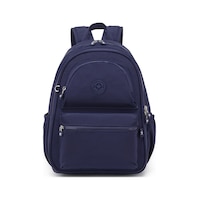 Büyük Boy Laptop Bölmeli Su Geçirmez Krınkıl Kumaş Çanta Lacivert Büyük Boy Laptop Bölmeli Su Geçirmez Krınkıl Kumaş Çanta Lacivert