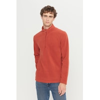 AC&Co / Altınyıldız Classics Anti-Pilling Tüylenme Yapmayan Bato Yaka Erkek Polar Sweatshirt Açık Kahverengi AC&Co / Altınyıldız Classics Anti-Pilling Tüylenme Yapmayan Bato Yaka Erkek Polar Sweatshirt Açık Kahverengi