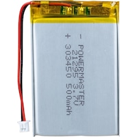 Powermaster 3.7 Volt 500 Mah Lityum Polimer Şarjlı Pil 3x34x50 Mm Akıllı Saat Kulaklık Pili Powermaster 3.7 Volt 500 Mah Lityum Polimer Şarjlı Pil 3x34x50 Mm Akıllı Saat Kulaklık Pili