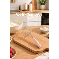 Porsima 1876 Paslanmaz Çelik Çırpıcı Pratik Karıştırıcı Çırpma Teli 26cm Porsima 1876 Paslanmaz Çelik Çırpıcı Pratik Karıştırıcı Çırpma Teli 26cm
