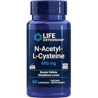 Life Extension N-acetyl-l-cysteine Liver Health N.a.c 600 Mg 60 Caps Life Extension N-acetyl-l-cysteine Liver Health N.a.c 600 Mg 60 Caps