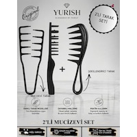 Yurısh Mucizevi Tarak Ve Wax Tarağı 2'li Set Yurısh Mucizevi Tarak Ve Wax Tarağı 2'li Set