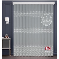 Taç Onterio Soft Keten Brode Tül Perde / Ölçünüze Özel Dikim Taç Onterio Soft Keten Brode Tül Perde / Ölçünüze Özel Dikim