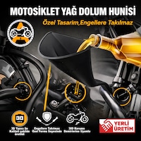 Akgüneş Motogaraj Motosiklet Ve Otomobiller İçin Yağ Dolum Hunisi 360 Derece Koruma Demirli Motorlara Uyumlu Akgüneş Motogaraj Motosiklet Ve Otomobiller İçin Yağ Dolum Hunisi 360 Derece Koruma Demirli Motorlara Uyumlu