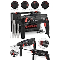 Assur ASR504 2-28MM 850W Darbeli Kırıcı Delici Hilti Siyah Assur ASR504 2-28MM 850W Darbeli Kırıcı Delici Hilti Siyah