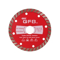 115 Mm Turbo Elmas Mermer Granit Kesme Diski