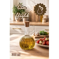 Porsima Lm-0010 Breze Mantar Kapaklı Borosilikat Cam Yağlık Sirkelik Yağdanlık 300ml Porsima Lm-0010 Breze Mantar Kapaklı Borosilikat Cam Yağlık Sirkelik Yağdanlık 300ml