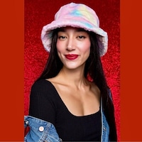 Çılgıntrend Gökkuşağı Renk Peluş Balıkçı Şapkası Çok Renkli Çılgıntrend Gökkuşağı Renk Peluş Balıkçı Şapkası Çok Renkli