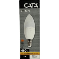 Cata Ct-4079 7w 6400k Beyaz Işık E14 Duylu Led Buji Ampul 10 Adet Cata Ct-4079 7w 6400k Beyaz Işık E14 Duylu Led Buji Ampul 10 Adet