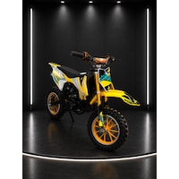 Sfm Mini Cros 49cc Çocuk Cross Motosikleti Sarı Sfm Mini Cros 49cc Çocuk Cross Motosikleti Sarı