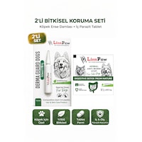 2'li Set Köpek 1-10 Kg İç Dış Parazit Bitkisel 1 Damla Ve 1 Tablet Seti 2'li Set Köpek 1-10 Kg İç Dış Parazit Bitkisel 1 Damla Ve 1 Tablet Seti