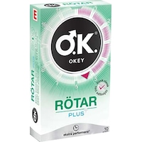 Okey Rötar Plus Prezervatif 10'lu Okey Rötar Plus Prezervatif 10'lu