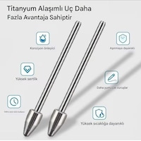 Samsung Uyumlu S Pen Uç Galaxy Tab S Serisi İle Uyumlu Lite,fe,ultra S6,s7,s8,s9,s10,s11 2 Adet Metal 1 Samsung Uyumlu S Pen Uç Galaxy Tab S Serisi İle Uyumlu Lite,fe,ultra S6,s7,s8,s9,s10,s11 2 Adet Metal 1