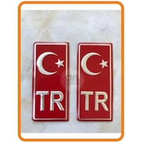 Tr Plaka Krom Sticker 2'li - Türkiye Plaka Krom Stıcker - Türkiye Plakalık Krom Tr Plaka Krom Sticker 2'li - Türkiye Plaka Krom Stıcker - Türkiye Plakalık Krom