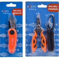 Exent Çelik Uçlu Balıkçı Makası ve Pensesi Exent Çelik Uçlu Balıkçı Makası ve Pensesi
