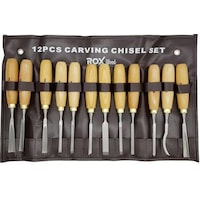 Rox Wood Ahşap Oyma Iskarpela Seti 12  Parça