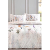 Özdilek Nev Floraison Nevresim Takımı Çift Kişilik Somon - Lastiksiz Somon Özdilek Nev Floraison Nevresim Takımı Çift Kişilik Somon - Lastiksiz Somon