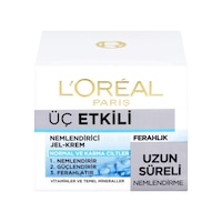 L'Oreal Paris Üç Etkili Ferahlık Nemlendirici Jel Krem 50 ML L'Oreal Paris Üç Etkili Ferahlık Nemlendirici Jel Krem 50 ML