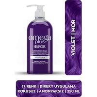 Omega Plus Bad Girl Mor Amonyaksız Renkli Saç Boyası 250ml Omega Plus Bad Girl Mor Amonyaksız Renkli Saç Boyası 250ml