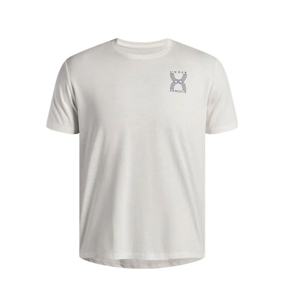 Under Armour Run 96 Shortsleeve Erkek T-shirt 1389823-114 Beyaz Under Armour Run 96 Shortsleeve Erkek T-shirt 1389823-114 Beyaz