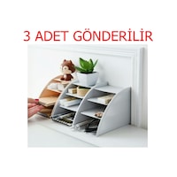 Masa Üstü Düzenleyici Organizer Makyaj Kutusu 3 Adet Masa Üstü Düzenleyici Organizer Makyaj Kutusu 3 Adet