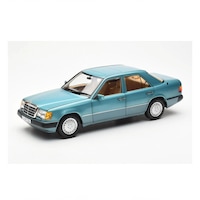 Norev 1:18 1989 Mercedes Benz E Class 230e W124 Beryl Blue Model Norev 1:18 1989 Mercedes Benz E Class 230e W124 Beryl Blue Model