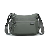 Smart Bags Koyu Gri Orta Boy Çok Cepli Su Geçirmez Ultra Hafif Kumaş Kadın Çapraz Çanta Smart Bags Koyu Gri Orta Boy Çok Cepli Su Geçirmez Ultra Hafif Kumaş Kadın Çapraz Çanta